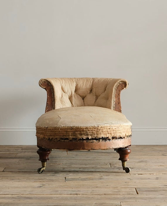 Antique 19th Century Tub Back Daybed