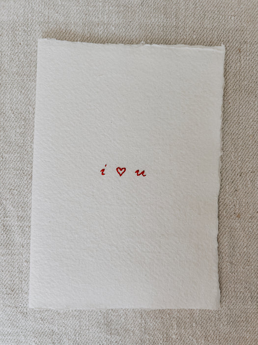 Hand stitched Greetings cards