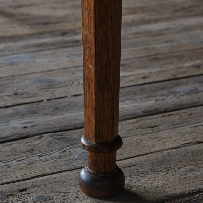 Antique 19th Century Gothic Revival Oak Console Table