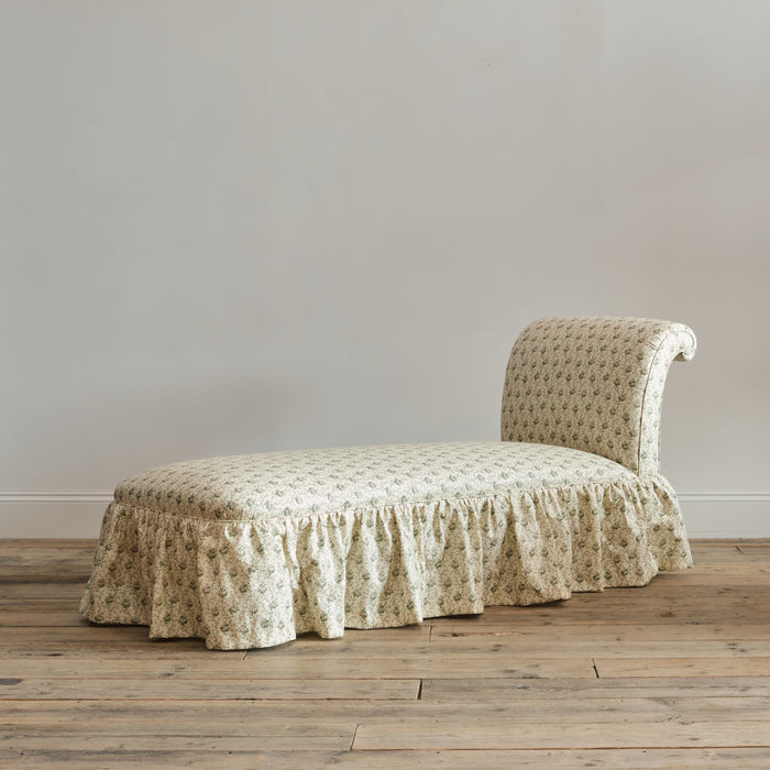 Antique Holland & Sons Regency Daybed In Howe Rambling Rose Linen