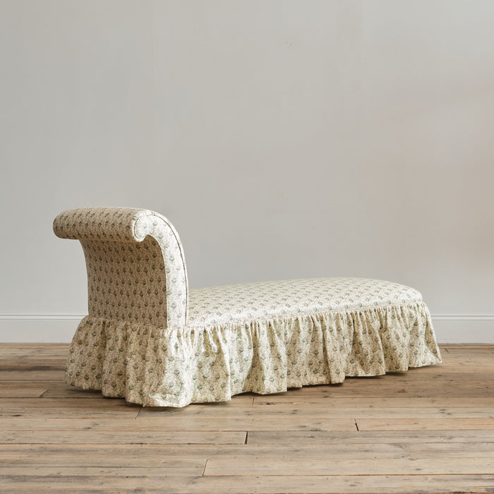 Antique Holland & Sons Regency Daybed In Howe Rambling Rose Linen