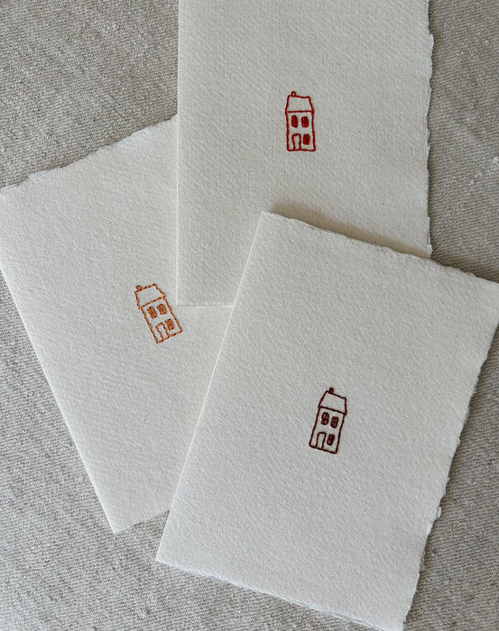 Hand stitched Greetings cards