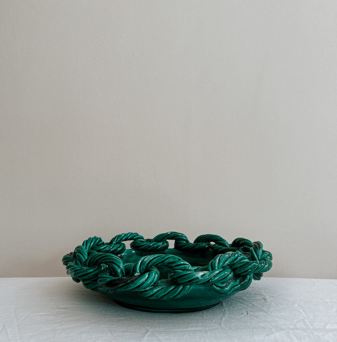 Antique French Rope Bowl