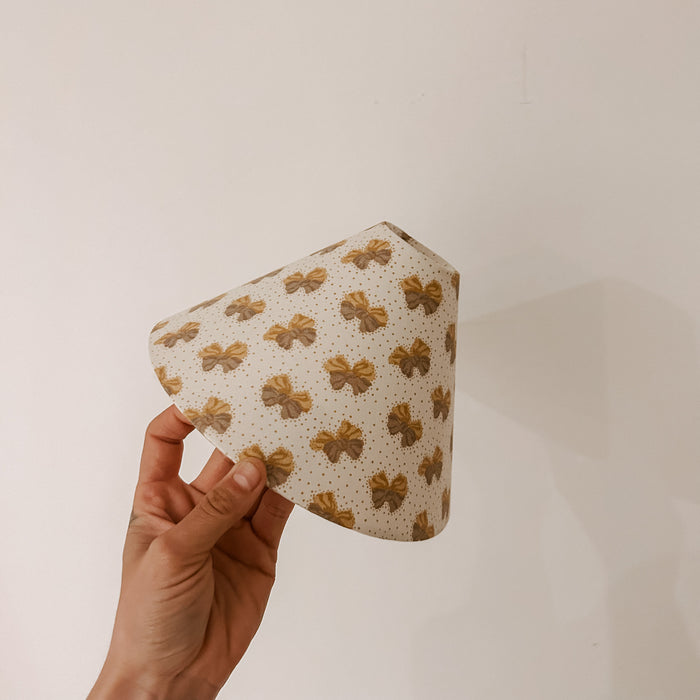Fabric cone lampshade - mini