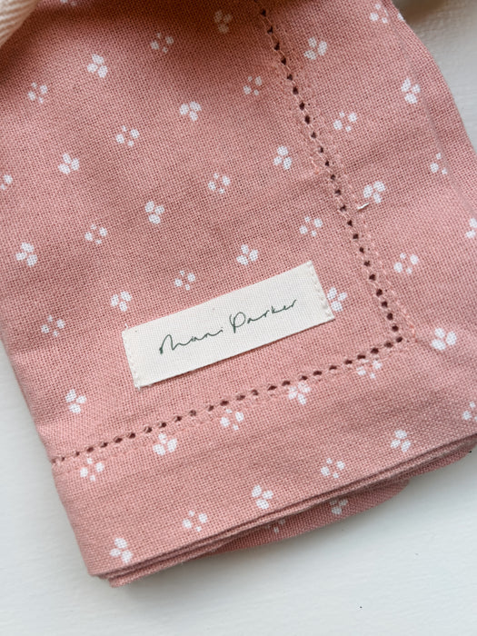 ‘Minni’ Napkins - Resist Dyed Red