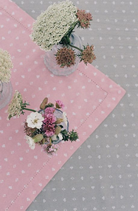 ‘Minni’ Cotton Tablecloth - Faded Green
