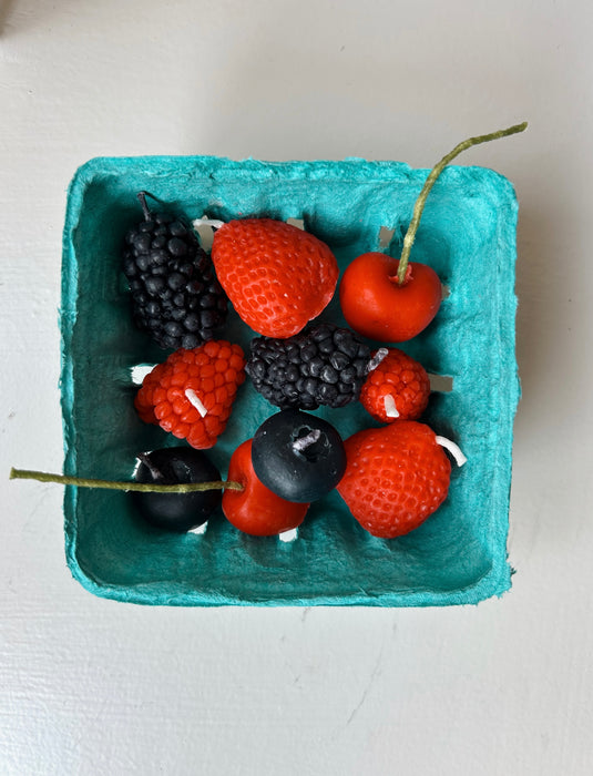 Fruit Punnet Candles - Mixed Berry