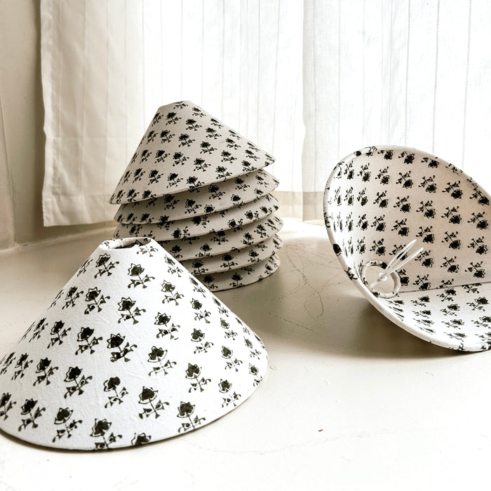 Les Indiennes Fabric Cone Lampshade