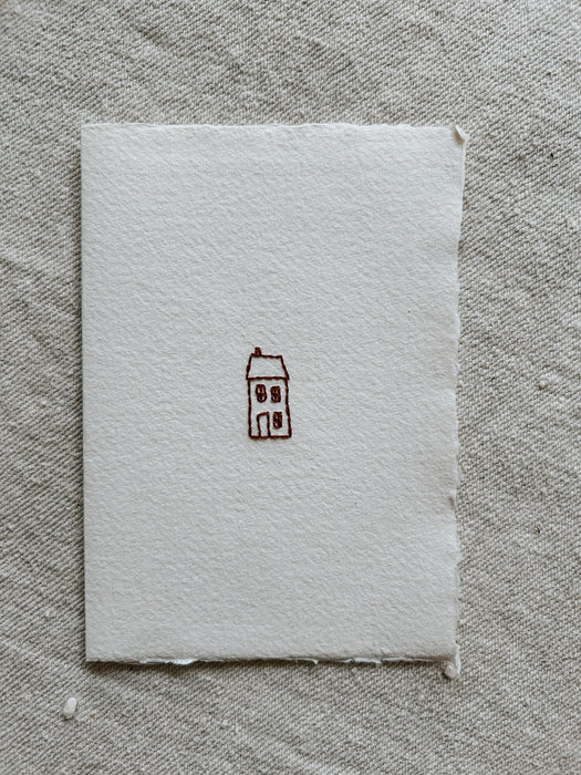 Hand stitched Greetings cards