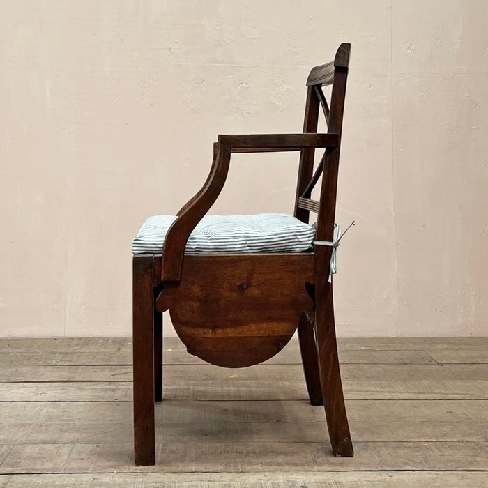 Antique Georgian Commode Chair