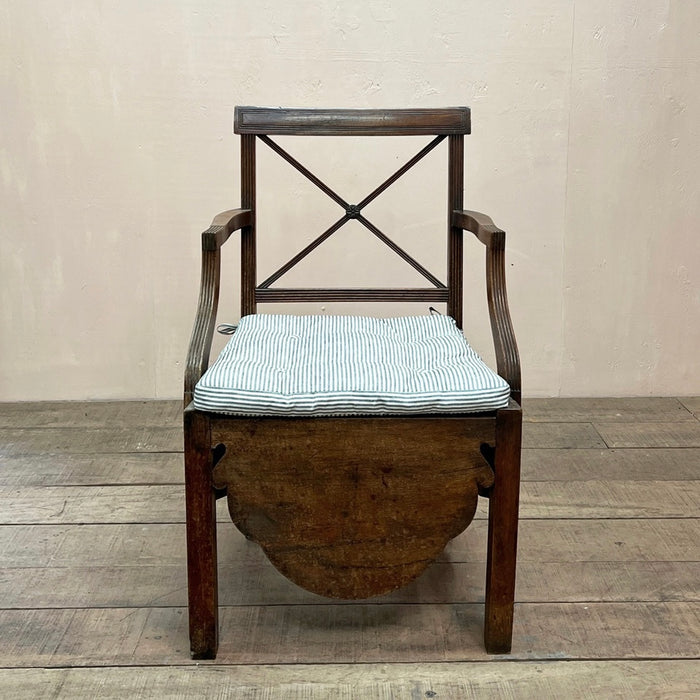 Antique Georgian Commode Chair