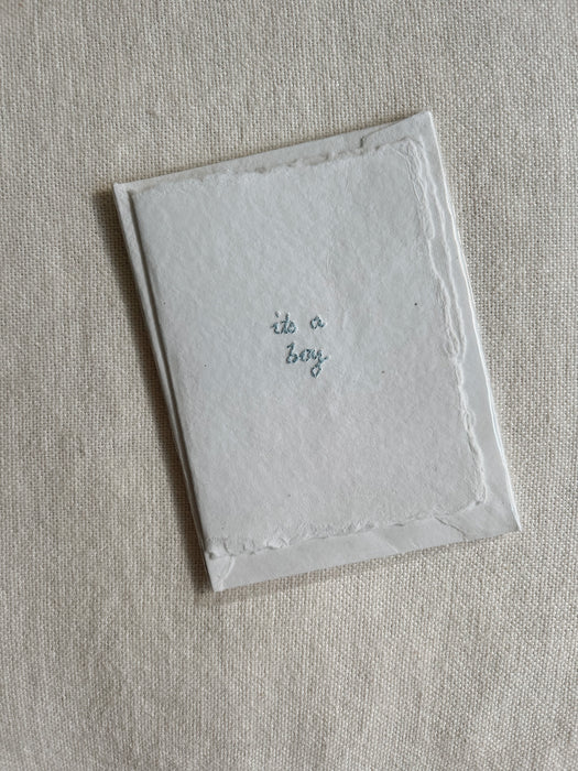 Hand Embroidered Cards by Cott'n London