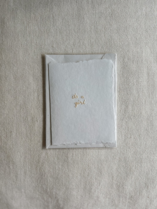 Hand Embroidered Cards by Cott'n London