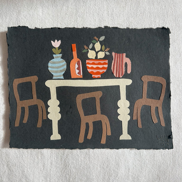 'Set Table in Onyx' by Louisa Dunn