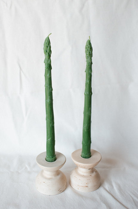 Asparagus Taper Candles