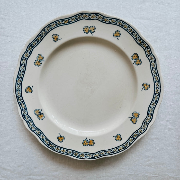 Antique French Clover Plate